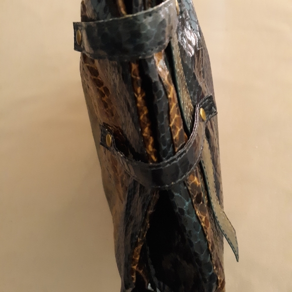 😎🐍Beautiful Snake-print Tote Bag!👜 - Picture 4 of 16